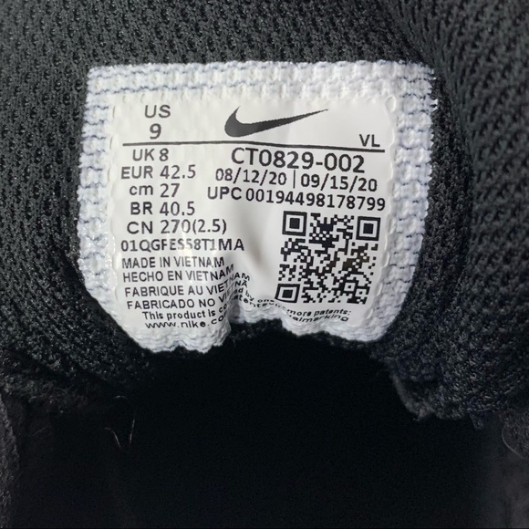 Nike Alpha Huarache 3 Varsity Low CT0829-002 Metal Baseball Cleats Size 9 NWOB - Picture 3 of 6